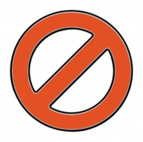 Prohibition symbol