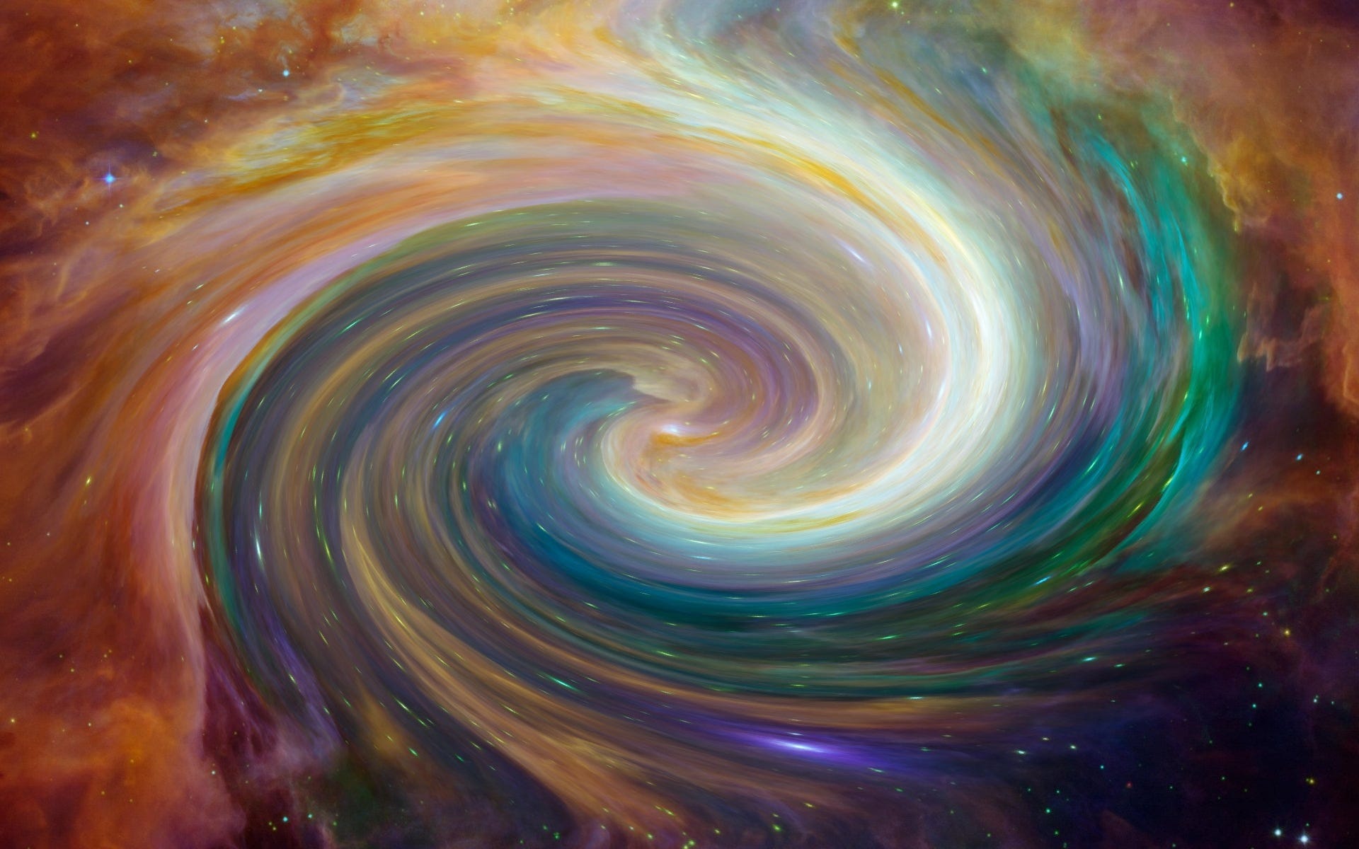 Image of swirling galaxy