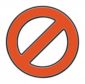 Prohibition symbol